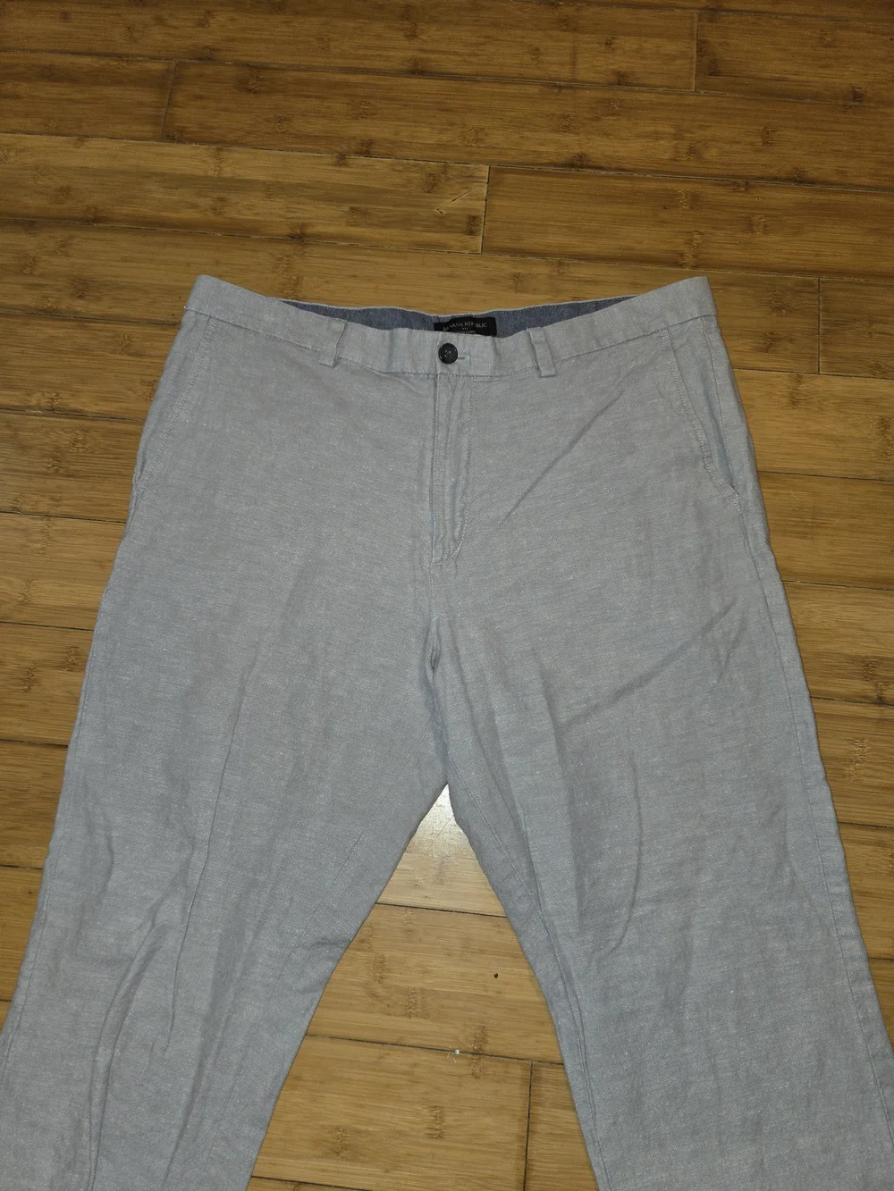 Banana Republic Linen Cotton Blend Pants Mens 36x32